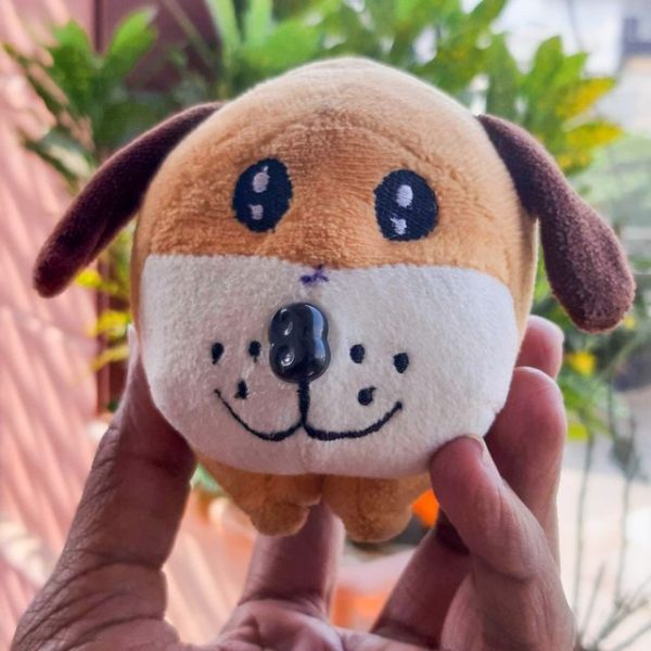 Indigifts Stuffed Soft Toy Puppy for Gift, Cuddle Toy, Stress Buster Gift for Kids, Toys for Kids, Kids Surprise Toy Gift - Image 2