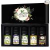 Luxura Sciences Organic Essential Oil Combo for Hair Care - Lavender, Bhringraj, Amla, Ylang Ylang & Vitamin E Oils (Pack of 5 x 15 ML)