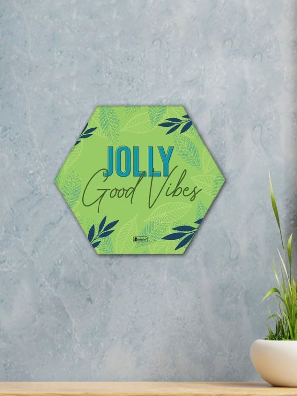 Indigifts Diwali Decoration for Home Hexagon Wall Decor Poster Frame- Set of 2, Frames for Wall Hanging, Wall Frames Quotes, Hexagone Frames Wall, Wall Frames for Office, Hexagone Frames for Craft - Image 4