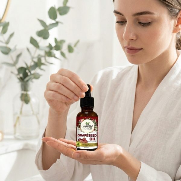 Luxura Sciences Organic Essential Oil Combo for Daily Skin Health – Rosehip Seed, Argan, Tea Tree, Grapeseed & Vitamin E Oils (Pack of 5 x 15 ML)
