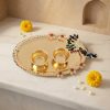 ACCESSHER Wooden “Meri Pyari Bhabhi” Rakhi - Gift Set Acrylic Peacock Pooja Thali, Roli, Kumkum & Greeting Card Accessher Gold Plated Ganesha Rakhi - Gift Set with Acrylic Peacock Pooja Thali, Roli, Kumkum & Greeting Card