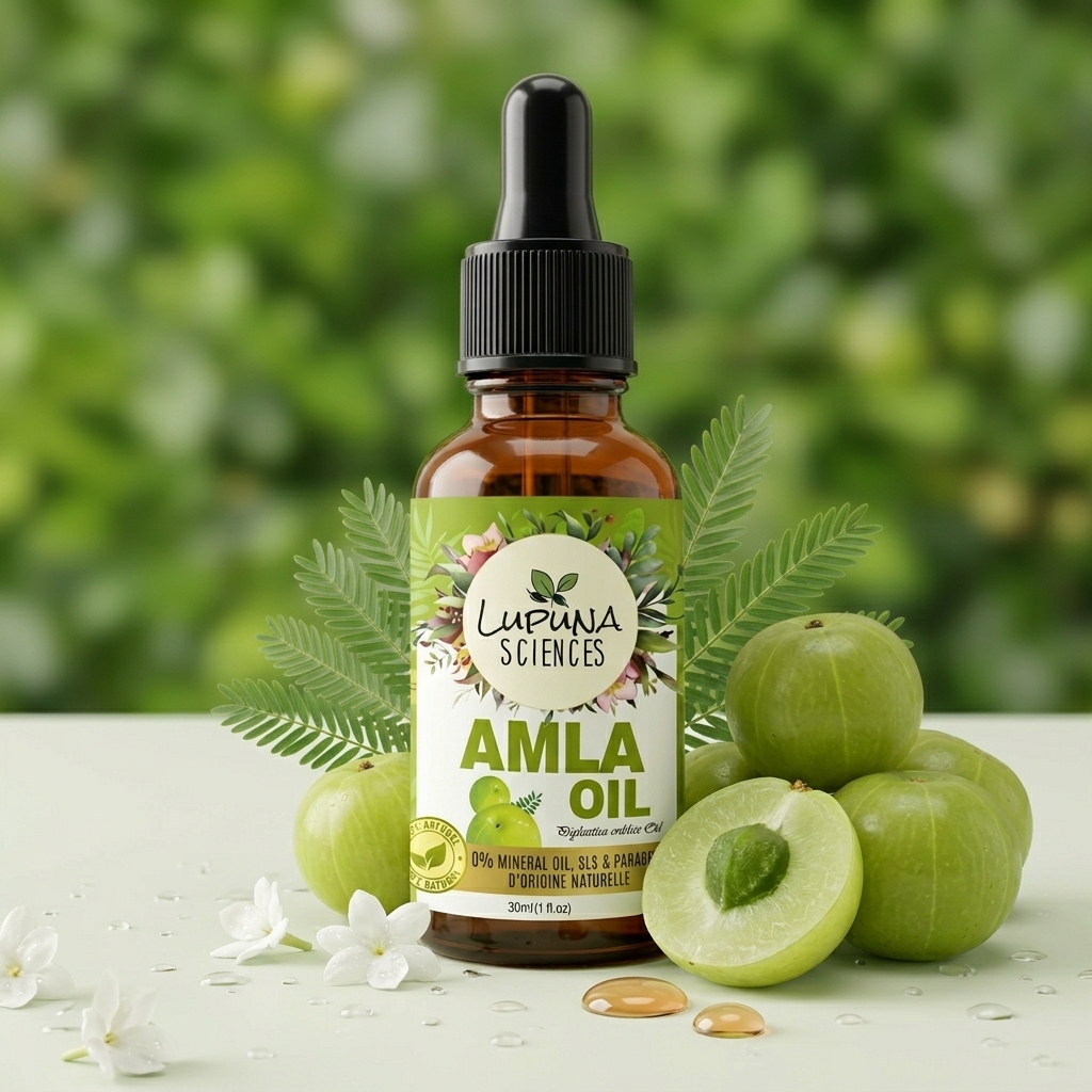 Luxura Sciences Organic Amla Oil for Hair Nourishment & Scalp Care (30 ML) - Image 2