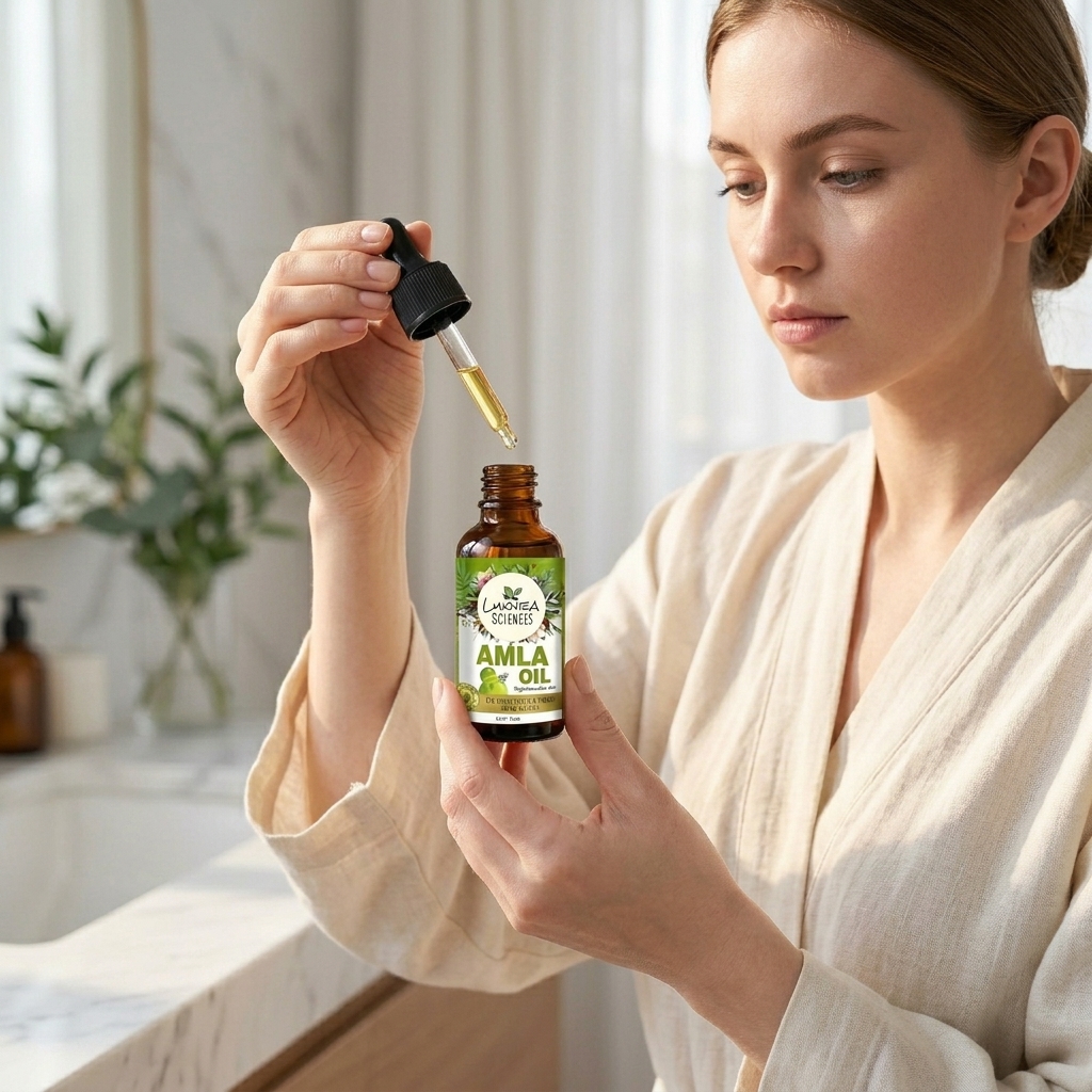 Luxura Sciences Organic Amla Oil for Hair Nourishment & Scalp Care (30 ML) - Image 3