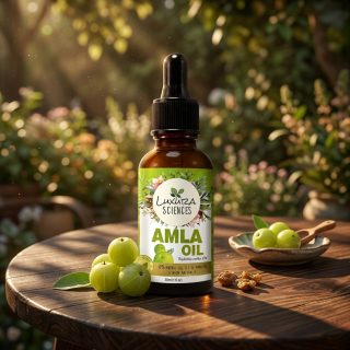 Luxura Sciences Organic Amla Oil for Hair Nourishment & Scalp Care (30 ML)