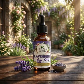 Luxura Sciences Pure Lavender Oil for Hair, Skin & Aromatherapy (15 ML)
