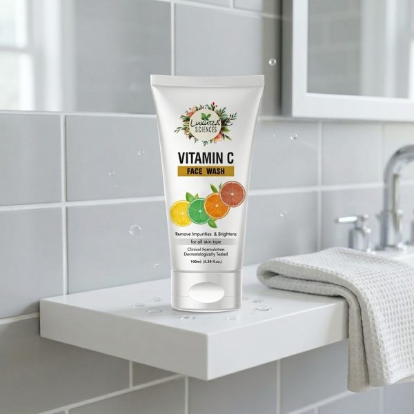 Luxura Sciences Vitamin C Face Wash for Bright & Refreshed Skin (100 ML)