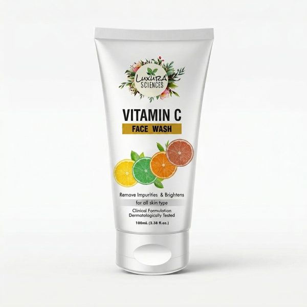 Luxura Sciences Vitamin C Face Wash for Bright & Refreshed Skin (100 ML)