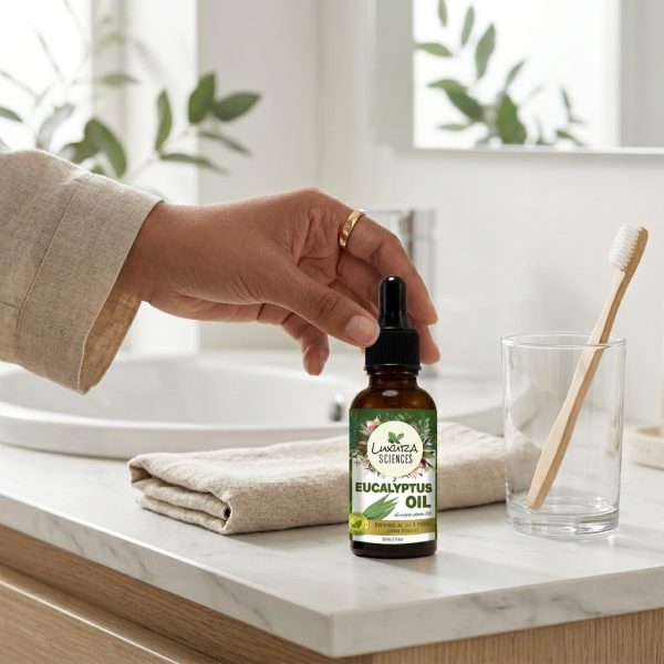 Luxura Sciences Eucalyptus Essential Oil for Aromatherapy, Skin & Scalp Care (30 ML)