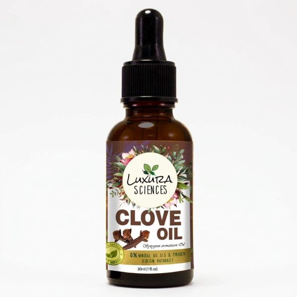Luxura Sciences Clove Essential Oil for Hair, Skin, Nails & Aromatherapy (15 ML)