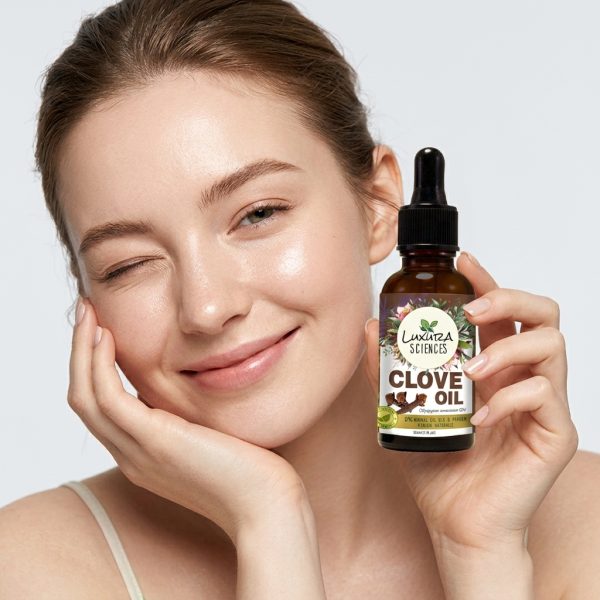 Luxura Sciences Clove Essential Oil for Hair, Skin, Nails & Aromatherapy (15 ML)