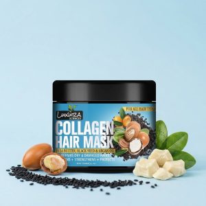 Luxura Sciences Collagen Hair Mask & After-Shower Conditioner | Enriched with Black Seed Oil, Argan Oil & Shea Butter | Deep nourishment & hydration | 100 g (Refreshing Peace) Luxura Sciences Collagen Hair Mask with Black Seed Oil & Shea Butter (100g)