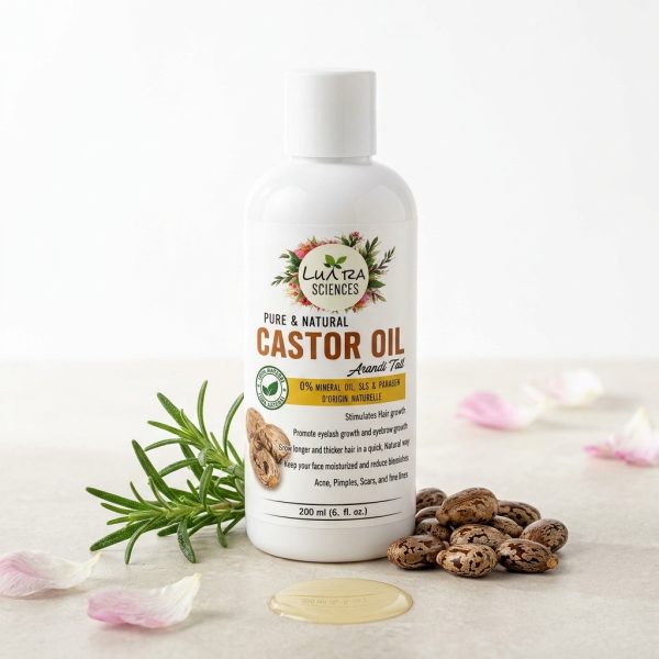 Luxura Sciences Pure Castor Oil for Hair & Scalp Care (200 ML)