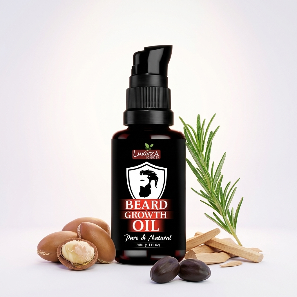 Luxura Sciences Beard Oil with Onion Extract for Beard & Mustache (30 ML) - Image 3