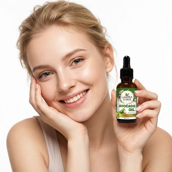 Luxura Sciences Avocado Oil for Hair Face Skin Rich in Retinol Vitamin E Cold Pressed Lightweight Hydrating Oil for Deep Nourishment Healthy Scalp Glowing Skin Moisturizing Therapy 15ML Luxura Sciences Cold Pressed Avocado Oil - Moisturizing Oil Rich in Retinol & Vitamin E (15 ML)
