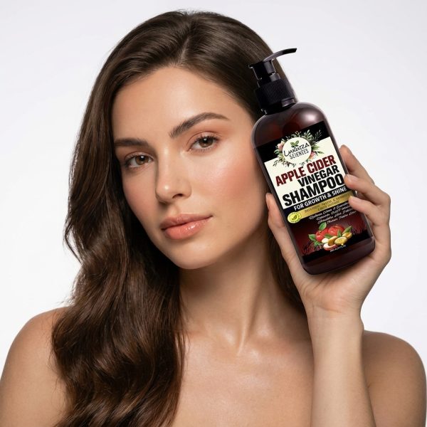 Luxura Sciences Apple Cider Vinegar Shampoo for Dry, Frizzy & Damaged Hair (300 ML)