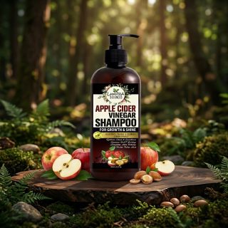 Luxura Sciences Apple Cider Vinegar Shampoo for Dry, Frizzy & Damaged Hair (300 ML)