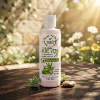 Luxura Sciences Aloe Vera Gel for Skin Care (200 ML)