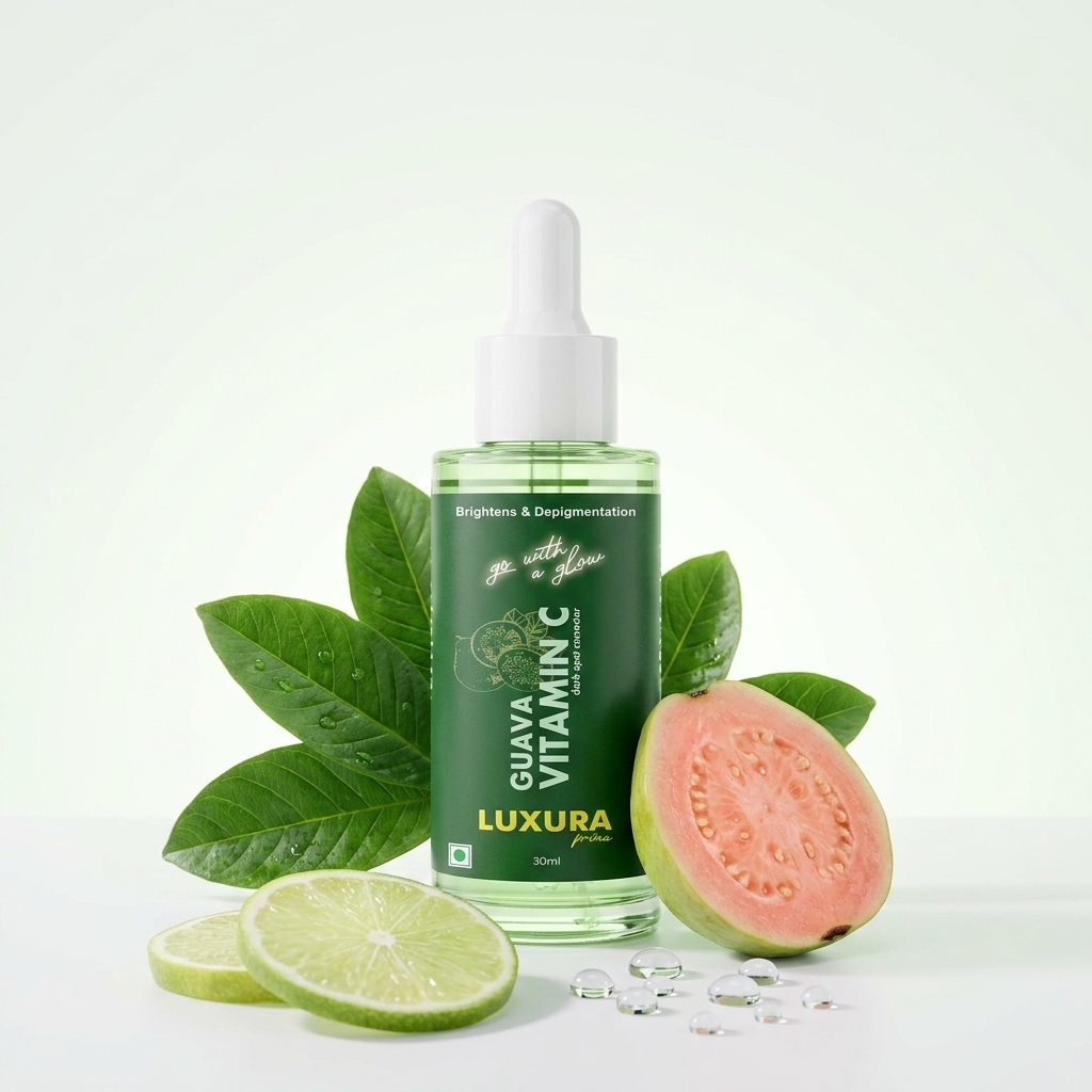 Luxura Prima Guava Vitamin C Serum for Depigmentation & Radiant Skin Glow (30 ML) - Image 4