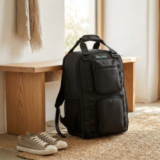 Bagssy Black 28L Backpack for Everyday Travel & Utility Use