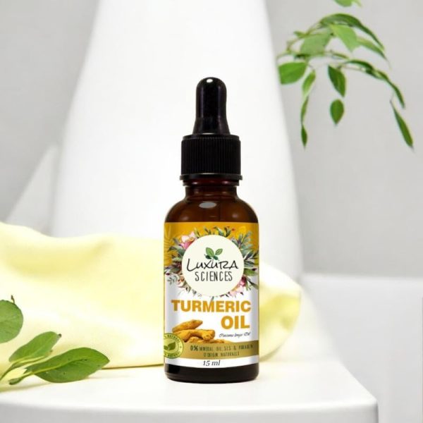turmeric oil antiaging luxura essential 2 Luxura Sciences Turmeric Essential Oil - Natural Wellness Care (15 ML)