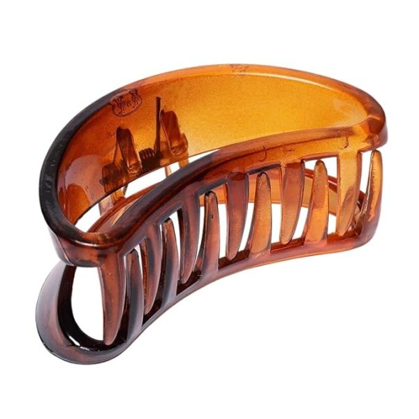 AccessHer Women Brown Black Set of 3 Claw Clip - Image 5