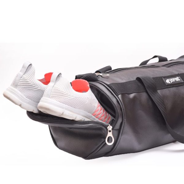 KASRAT Polyester 20 LTR Hand Duffle Bag | Travel Bag for Men | Shoe Compartment for Men and Women | Gym Bags for Women | Sports Bag | Duffle Bags for Travel (Black) - Image 3