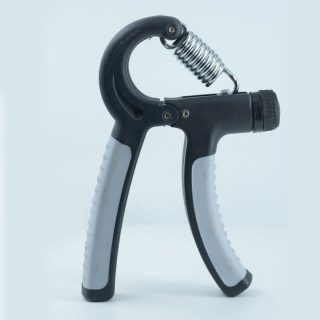 Varjish Adjustable Hand Grip Strengthener - Forearm & Finger Exercise Power Gripper (Grey)