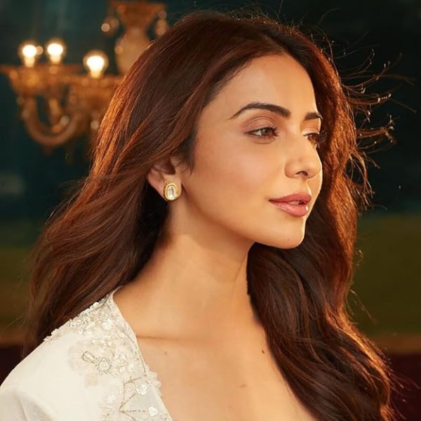 Accessher Traditional Style Gold Plated Delicate Vilandi Kundan Studded Casual Wear Stud Earrings with Push Back Closure for Women and Girls Pack of 1 Pair - Image 2