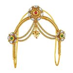 ACCESSHER jewellery traditional bridal Gold Plated South Indian Bajubandh For Women and girls pack of 1