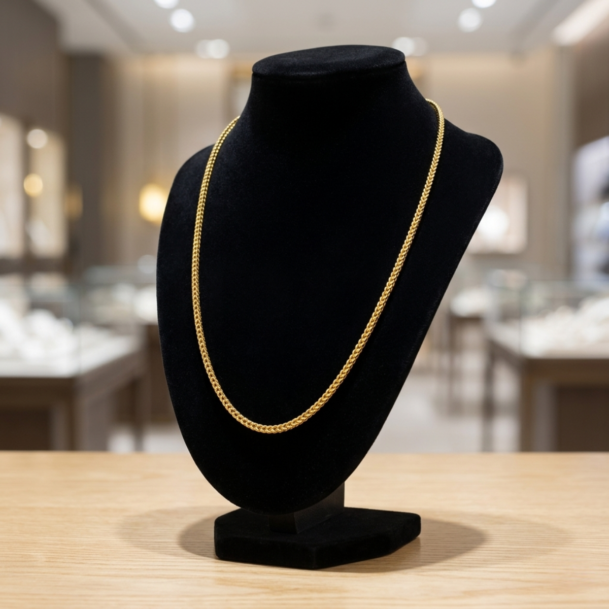 AccessHer Gold Plated Chain for Women, Men, Girls & Boys | Lightweight Everyday Wear Chain Necklace | Minimalist Fashion Jewellery - Image 2