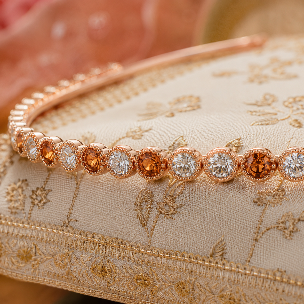 AccessHer Rhinestone Hairband Set for Women & Girls | Gold & Silver Crystal Headbands Set of 2 | Festive, Wedding & Party Hair Accessories - Image 5