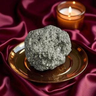 AccessHer Raw Premium Pyrite Stone | Natural Healing Crystal for Prosperity & Energy | Raw Pyrite Mineral for Home Decor, Meditation and Jewelry Making