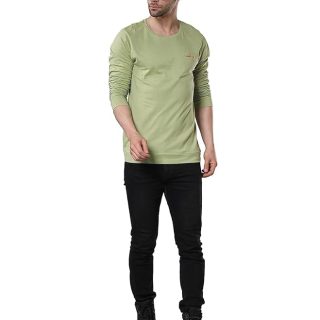ENDLESSTRENDZ Cotton- T Shirt for Men | Full Sleeves | Round Neck T Shirts for Men | Regular Fit | Casual wear | Perfect Tshirt for Men Stylish (Colour - Green | Size - XXL)