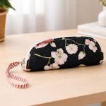 ACCESSHER Handcrafted Jaipuri Quilted Fabric Pouch Water Bottle Cover with Zip & Handle Multipurpose Storage Kit & Bottle Sleeve Protector Leak-Proof & Dust-Resistant