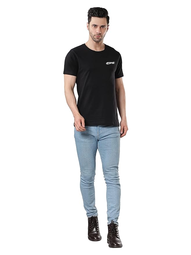 Cotton-Rich Ultra-Soft T-Shirt in Classic Black - Image 3