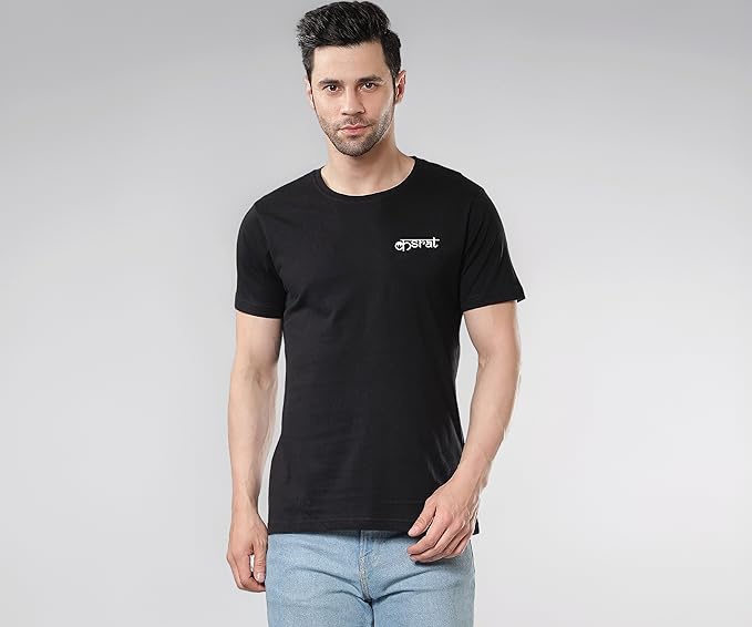 Cotton-Rich Ultra-Soft T-Shirt in Classic Black