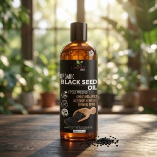 Luxura Sciences Cold Pressed Black Seed Oil (Kalonji Oil) for Hair & Scalp Nourishment - Smooth, Strong & Healthy Looking Hair (250 ML)