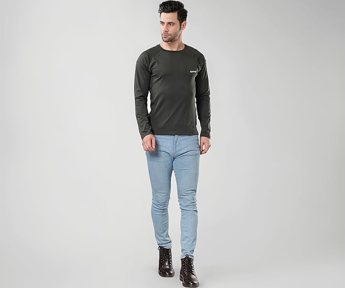 KASRAT T Shirt Dryfit Round Neck (X-Large, Olive)