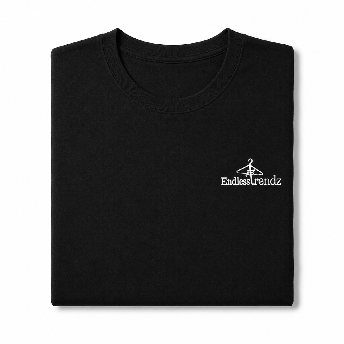 ENDLESSTRENDZ Men's Dry Fit T-Shirt with Crew Neck & Half Sleeves - Quick Dry UPF 50+ Sports Jersey (Black, XXL)