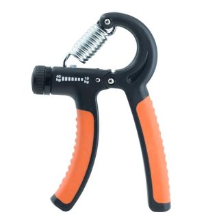 KASRAT Adjustable Hand Gripper - Forearm & Finger Strength Exercise Equipment for Gym & Home Workout (Grey & Orange)