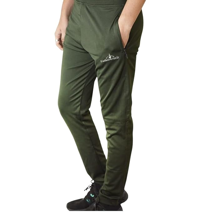 EndlessTrendz Unisex Zip Pocket Polyester Lycra Trackpant