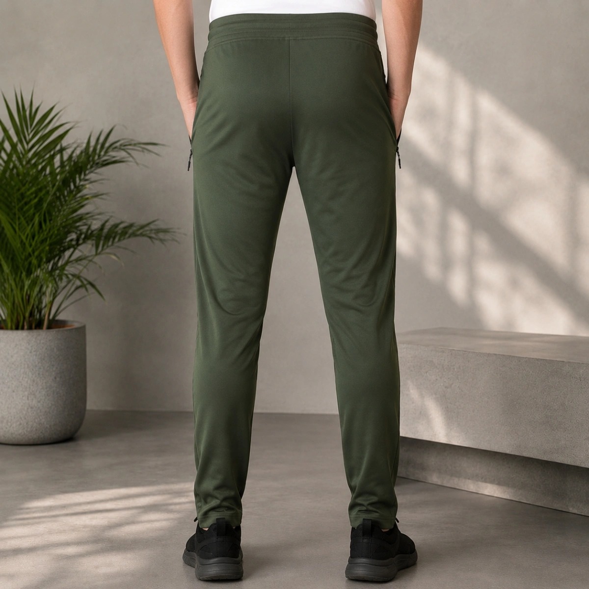 EndlessTrendz Unisex Zip Pocket Polyester Lycra Trackpant - Image 4
